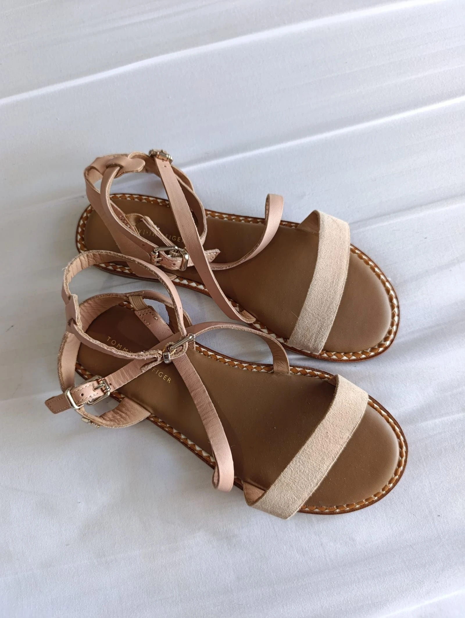 Tommy Hilfiger suede effect sandals women size 37 – photo 13